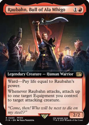 Raubahn, Bull of Ala Mhigo (Extended Art) (FIN-465) - FINAL FANTASY