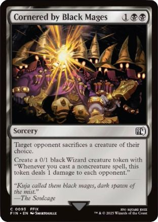 Cornered by Black Mages (FIN-093) - FINAL FANTASY Foil