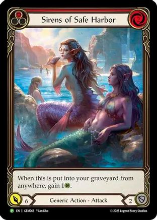 Sirens of Safe Harbor (Red) (GEM063) - GEM Pack 2 Rainbow Foil