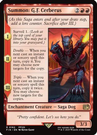 Summon: G.F. Cerberus (FIN-162) - FINAL FANTASY Foil