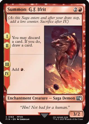 Summon: G.F. Ifrit (FIN-163) - FINAL FANTASY