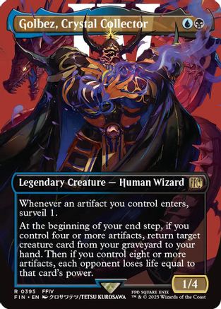 Golbez, Crystal Collector (Borderless) (FIN-395) - FINAL FANTASY Foil
