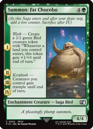 Summon: Fat Chocobo (FIN-202) - FINAL FANTASY