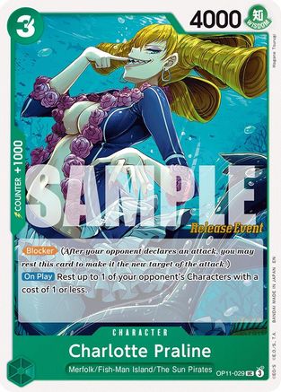 Charlotte Praline (OP11-029) - A Fist of Divine Speed Release Event Cards