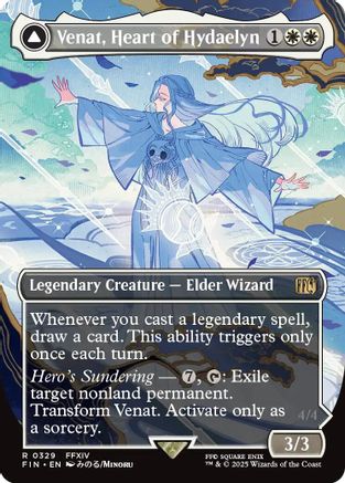 Venat, Heart of Hydaelyn (Borderless) (FIN-329) - FINAL FANTASY Foil