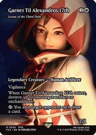 Loran of the Third Path - Garnet Til Alexandros 17th (Showcase) (FCA-024) - FINAL FANTASY: Through the Ages