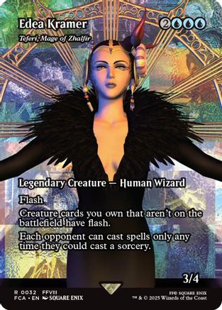 Edea Kramer - Teferi, Mage of Zhalfir (Showcase) (FCA-032) - FINAL FANTASY: Through the Ages Foil