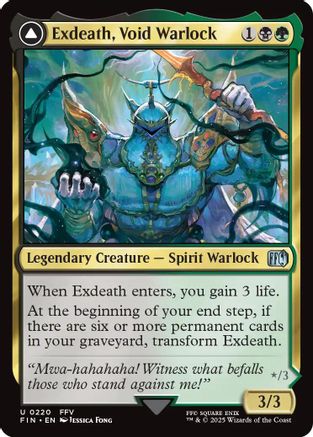 Exdeath, Void Warlock (FIN-220) - FINAL FANTASY