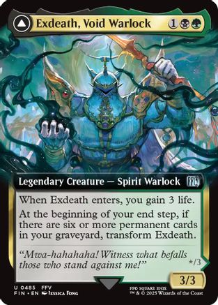 Exdeath, Void Warlock (Extended Art) (FIN-485) - FINAL FANTASY