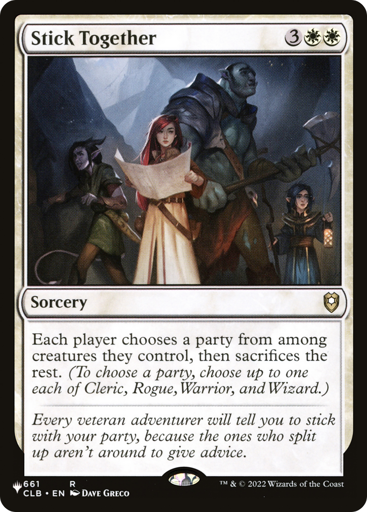 Stick Together (CLB) (LIST-661) - The List Reprints