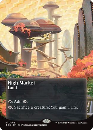 High Market (0063) (Borderless) (EOS-063) - Edge of Eternities: Stellar Sights
