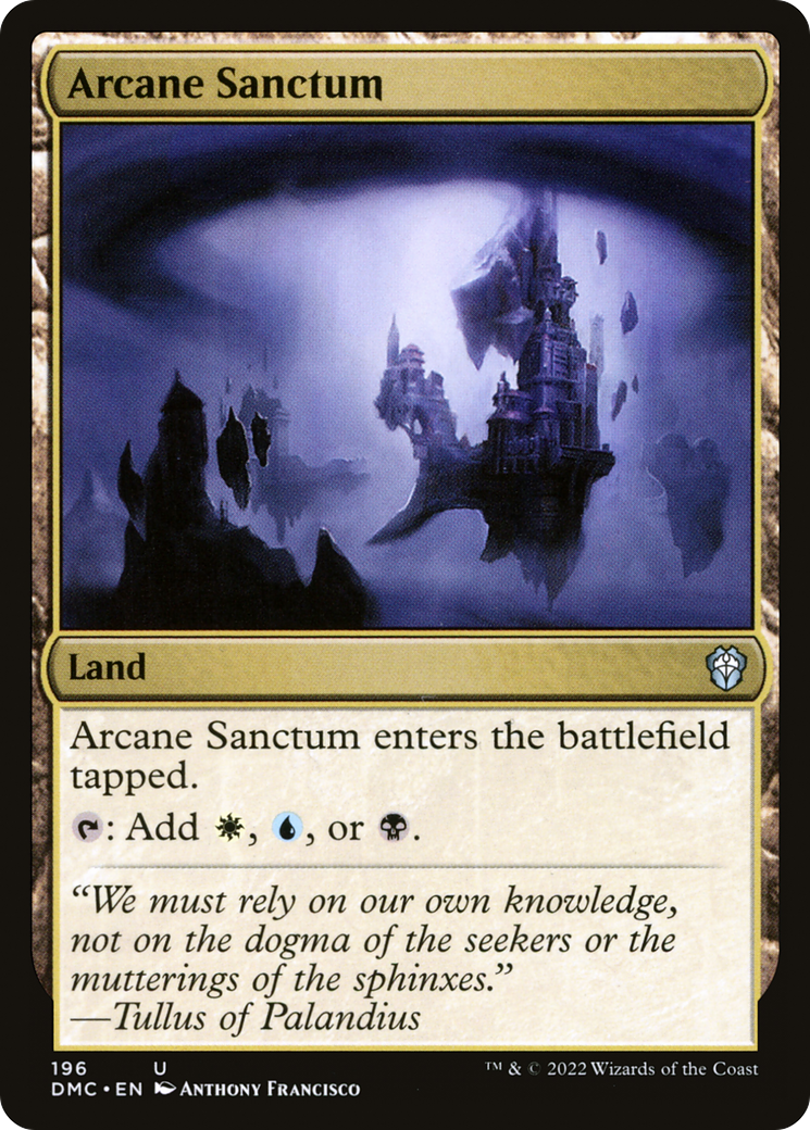 Arcane Sanctum [Dominaria United Commander]