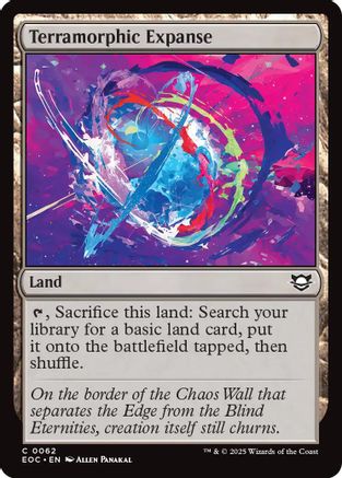 Terramorphic Expanse (EOC-062) - Commander: Edge of Eternities