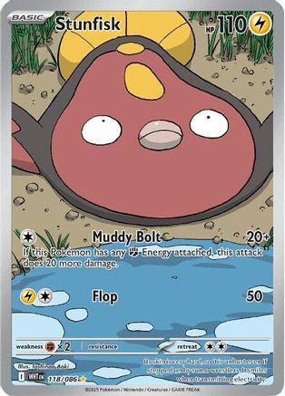 Stunfisk - 115/086 115 - SV White Flare Holofoil