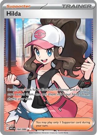 Hilda - 166/086 166 - SV White Flare Holofoil