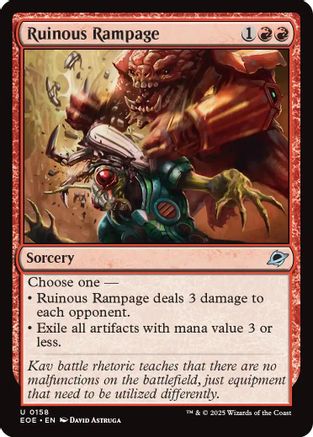 Ruinous Rampage (EOE-158) - Edge of Eternities