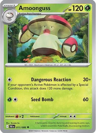 Amoonguss - 011/086 11 - SV Black Bolt