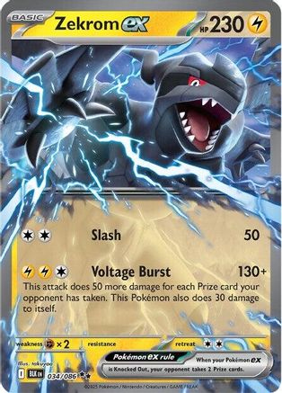 Zekrom ex - 037/086 37 - SV Black Bolt Holofoil