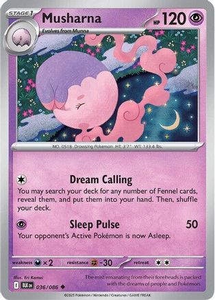 Musharna - 039/086 39 - SV Black Bolt