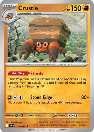 Crustle - 055/086 55 - SV Black Bolt Reverse Holofoil