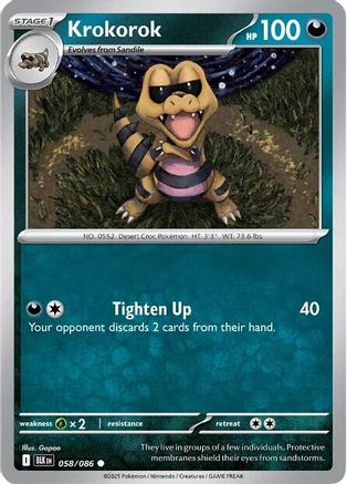 Krokorok - 061/086 61 - SV Black Bolt