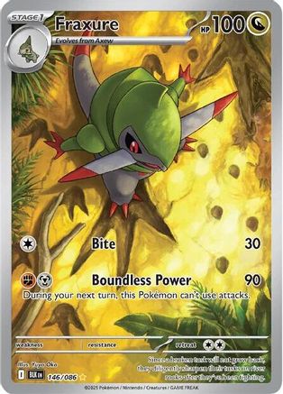 Fraxure - 151/086 151 - SV Black Bolt Holofoil