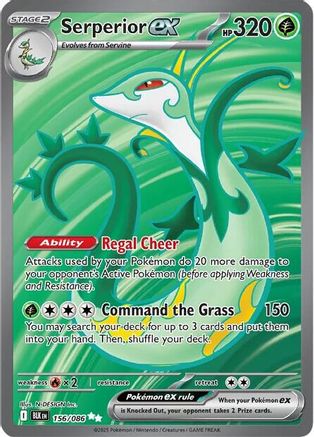 Serperior ex - 159/086 159 - SV Black Bolt Holofoil