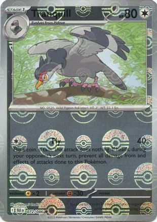 Tranquill - 074/086 (Poke Ball Pattern) 74 - SV Black Bolt Holofoil