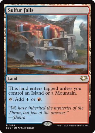 Sulfur Falls (EOC-184) - Commander: Edge of Eternities