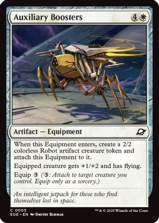 Auxiliary Boosters (EOE-005) - Edge of Eternities Foil