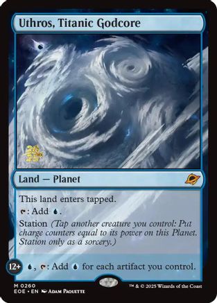 Uthros, Titanic Godcore (PRE-260) - Prerelease Cards Foil