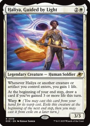 Haliya, Guided by Light (PPEOE-019) - Promo Pack: Edge of Eternities Foil