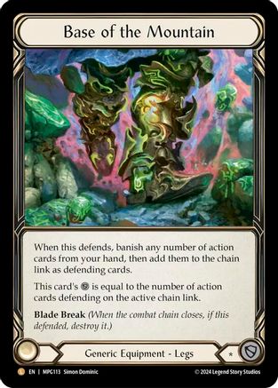 Base of the Mountain (MPG113) - Mastery Pack Guardian Cold Foil
