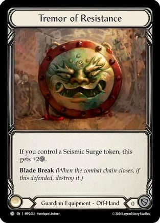 Tremor of Resistance (MPG011) - Mastery Pack Guardian Cold Foil