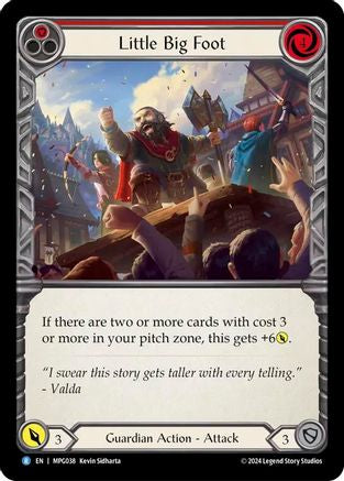 Little Big Foot (Red) (MPG038) - Mastery Pack Guardian