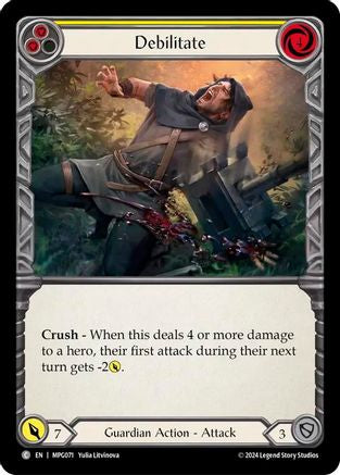 Debilitate (Yellow) (MPG071) - Mastery Pack Guardian