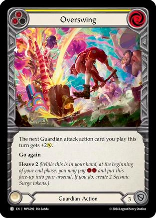 Overswing (Yellow) (MPG092) - Mastery Pack Guardian Rainbow Foil