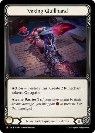 Vexing Quillhand (AVS005) - Armory Deck: Legends Viserai