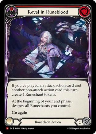 Revel in Runeblood (Red) (AVS018) - Armory Deck: Legends Viserai