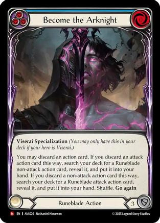 Become the Arknight (Blue) (AVS026) - Armory Deck: Legends Viserai