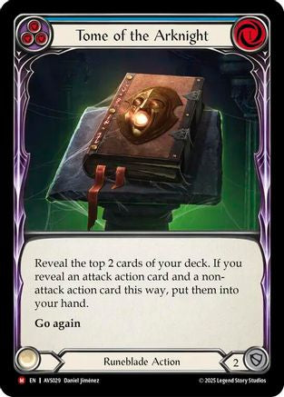 Tome of the Arknight (Blue) (AVS029) - Armory Deck: Legends Viserai