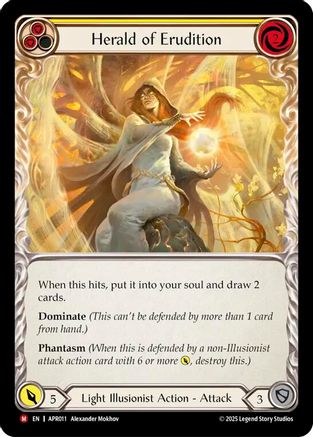 Herald of Erudition (APR011) - Armory Deck: Legends Prism