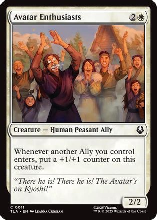 Avatar Enthusiasts (TLA-011) - Avatar: The Last Airbender
