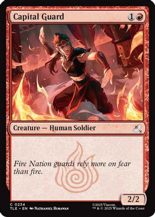 Captain Guard (TLE-234) - Avatar: The Last Airbender: Eternal-Legal Foil