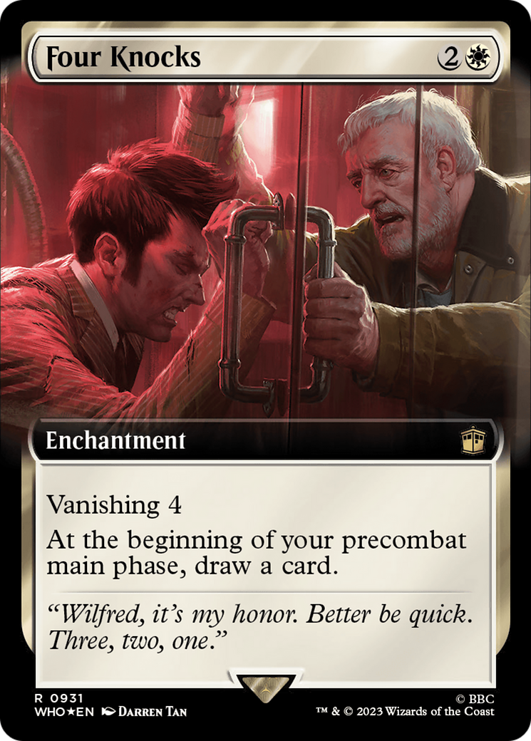 Four Knocks (Extended Art) (Surge Foil) [Doctor Who]