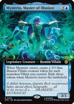 Mysterio, Master of Illusion (Extended Card) (SPM-253) - Marvel's Spider-Man
