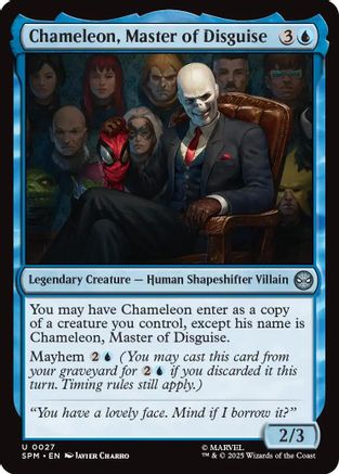 Chameleon, Master of Disguise (SPM-027) - Marvel's Spider-Man Foil