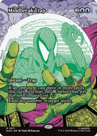 Mindbreak Trap (Borderless) (MAR-011) - Marvel Eternal-Legal