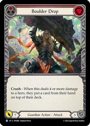 Boulder Drop (Red) (APS008) - Armory Deck: Pleiades