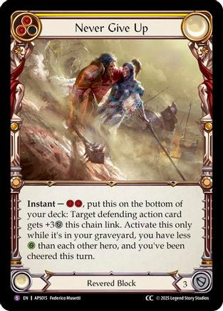 Never Give Up (ASP015) - Armory Deck: Pleiades